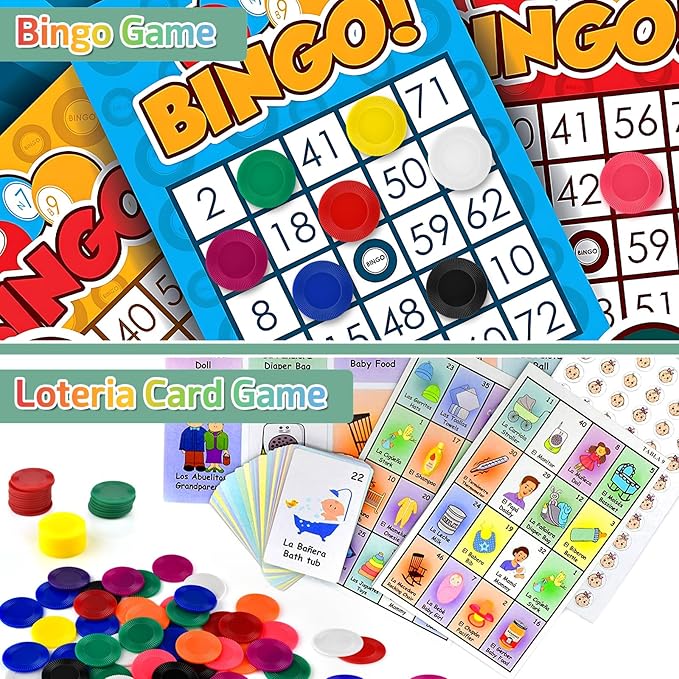 Coopay 500 Pieces 10 Colors Plastic Poker Chips, 1 Inch Bingo Chips Bulk Learning Counters Disks Poker Card Game, Counting Markers for Math Practice, Game Tokens and Teaching Rewards, 25 mm