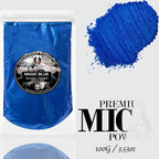 Magic Blue Mica Powder for Epoxy Resin 100g / 3.5oz. Sealed Bag - Techarooz 2 Tone Resin Dye Color Pigment Powder for Lip Gloss, Nails, Colorant for Slime Bath Bombs Soap Making & Polymer Clay