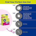 Glue Dots, Micro Dots, Double-Sided, Permanent, 1/8", 325 Dots, Diamond Painting Pen Glue, DIY Craft Glue Tape, Sticky Adhesive Glue Points, Liquid Hot Glue Alternative, Clear