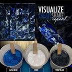 Eye Candy Pigments Premium Black Mica Powder - Yoru Black (25gr) - for Epoxy, Resin, Soap, Paint, Woodworking, Acrylic Pouring, Bath Bombs, Fishing Lures - DIY Arts and Crafts Additive