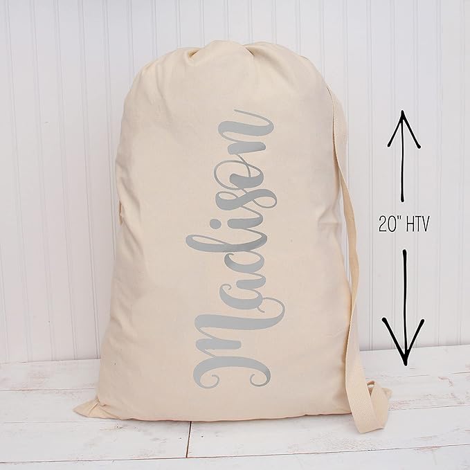 Threadart Metallic Silver Matte Heat Transfer Vinyl Film | Custom Cut Roll 20" Wide by The Yard | Compatible with Venture Explore and Maker, Silhouette Cameo, & Large Format Cutters