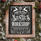 10 Pieces Christmas Stencils Reusable, 8 X 11 Inch Holiday Farm Fresh Christmas Tree Stencils for Painting on Wood Sign Windown DIY Crafts Fabric Canvas Winter Decor (10pcs A4 chrismtas-Old)