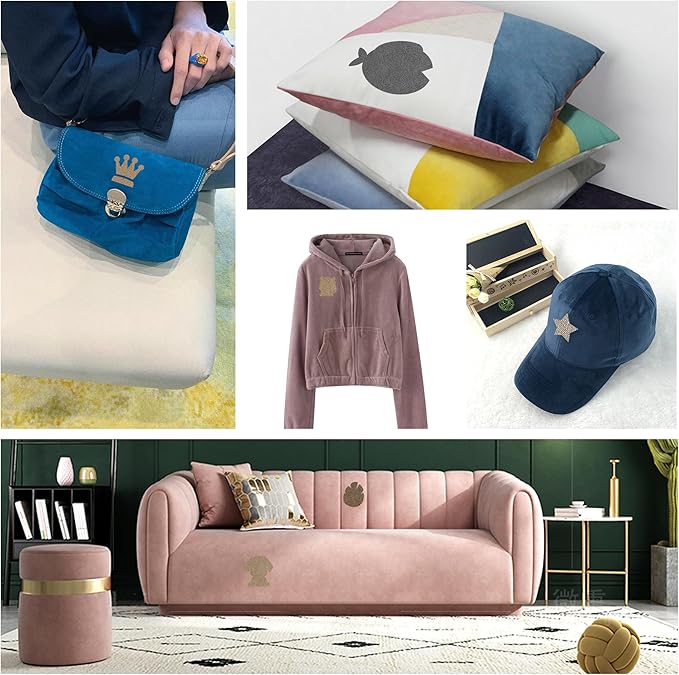 Azobur Sofa Fabric Repair Patch, 6 Piece Microfiber Patches, Self Adhesive Fabric Sofa Patch Repair Fabric, Luxurious Look, Quick Fix Sofa.（Dark Blue）