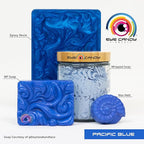Eye Candy Pigments Premium Blue Mica Powder - Pacific Blue (50gr) - for Epoxy, Resin, Soap, Paint, Woodworking, Acrylic Pouring, Bath Bombs, Fishing Lures - DIY Arts and Crafts Additive