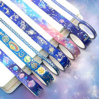 24 Rolls Washi Tape Set - Gold Foil Galaxy Decorative Masking Tape Constellation,Stars,Celestial,Adhesive Tape for Bullet Journal,Diy Craft,Scrapbooking Supplies,Gift Wrapping,Party decoration