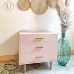 Dixie Belle Paint Company Chalk Finish Furniture Paint - Tea Rose (32oz) - Matte Muted Mauve Chic Chalk Mineral DIY Furniture Paint