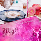 Dusky Pink Mica Powder for Epoxy Resin 56g / 2oz. Jar - Techarooz 2 Tone Resin Dye Color Pigment Powder for Lip Gloss, Nails, Colorant for Slime Bath Bombs Soap Making Polymer Clay