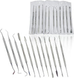 CYNAMED Stainless Steel Spatula Wax & Clay Sculpting Tool Carver Set (12PK)