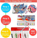 Fanxvivy Stamped Cross Stitch Kits for Adults Beginners Pillow Needlepoint Kit with Embroidery Pattern Needlework Kit Prestamped Stitches Kit 11CT Cross Stitching-Northern Lights Bear 18x18 inch