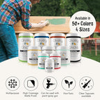 Chalky Chicks All-in-One Chalk Paint for Furniture or Cabinet - 4 Fl Oz - Matte Finish Old Lace (Off White) for Metal, Wood Furniture Paint - No Sanding All-in-One for Home Decor & Crafts, USA Made