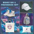 Tintnut Galaxy Heat Transfer Vinyl - 10 Sheets Bundle 10x12 Inch Stardust Starry Sky Background HTV Iron on Vinyl Watercolor Clouds Patterned for DIY T-Shirts Hats Coats Handbags Pillow Crafts