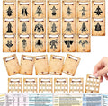 Byhoo DND Initiative&Combat Tracker Set-Waterproof Acrylic DM Screen Top with 25 Insert Cards,Compatible with Dungeons and Dragons 5e/Pathfinder/TTRPGs-DND Essentials Kit for Tabletop RPG Accessories