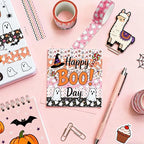 12 Rolls Halloween Washi Tape, Cute Ghost Pumpkin Spiders Masking Tape Boho Holiday Decorative Tapes Set for Scrapbooking, DIY Crafts, Party Decor 16.4FT