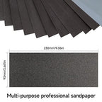 Sandpaper 320 Grit, Wet Dry Sanding Sheets 9 x 3.6 Inch for Wood Furniture Finishing, Metal Sanding and Automotive Polishing, 21-Sheet