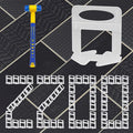 2200 Pcs Tile Leveling System Clips 1/32" (1.0mm) for Ceramic Tile and Stone Installation - DIY Tile Leveler Spacers Kit for Perfect Alignment(2200, 1/32)