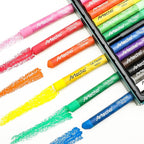 Artecho Oil Pastels Set of 48 Colors, Soft Oil Pastels for Art Painting, Drawing, Blending, Art Supplies for Artists, Beginners, Students, Teachers (10 x 70 mm)