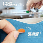 Thenshop 12000 Pcs 1/2 Inch Round Colored Circle Dot Sticker Label 20 Assorted Colors Adhesive Circle Dot Label Coding Sticker for Coloring Marking Organizing
