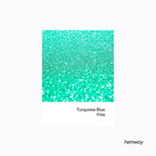 Hemway Polyurethane & Epoxy Resin Glitter 100g / 3.5oz Metallic Crystal Flake Additive for Flooring Jewelry Tumblers Glass Pigment - Fine (1/64" 0.015" 0.4mm) - Turquoise Blue