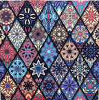 Groovy Boho Tribal Scrapbook Pad – 24 Bohemian Sheets for Scrapbooking, Junk Journals, Collage, Decoupage, Card Making & Mixed Media, 6x6 Single-Sided Craft Paper