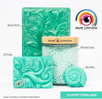 Eye Candy Pigments Premium Green Mica Powder - Chartreuse (50gr) - for Epoxy, Resin, Soap, Paint, Woodworking, Acrylic Pouring, Bath Bombs, Fishing Lures - DIY Arts and Crafts Additive