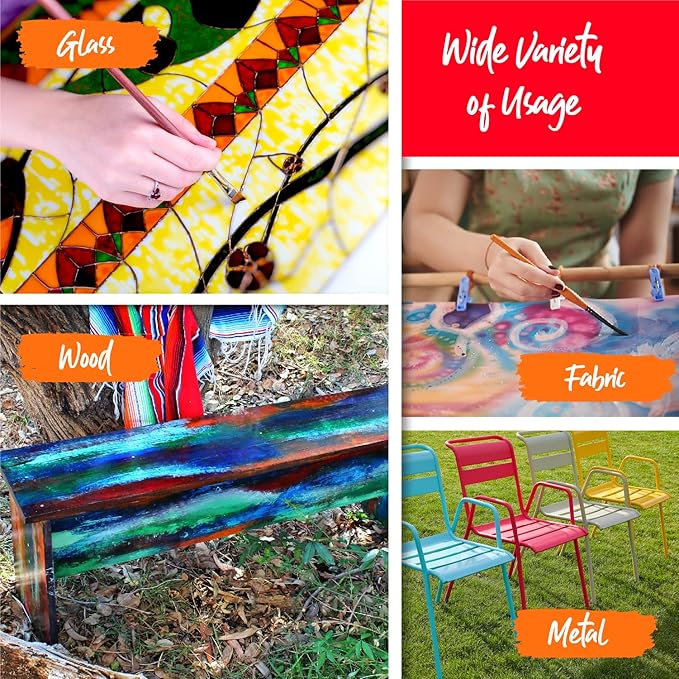 Unicorn SPiT Gel Stain and Glaze in One - Sparkle Dolly Firebird 8 oz. Bottle Detail Sticks