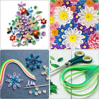PATIKIL Quilling Strips Paper 600pcs 5mm 39cm Origami Paper Quilling Kits for Art DIY Hand Craft Christmas, Black