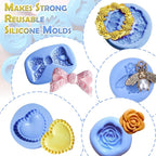 Silicone Putty - 2.5 Lb Flexible Silicone Mold Making Kit for Reusable Silicone Molds Making - Easy 1:1 Mixing Ratio Fast Cured Molding Putty for Casting, Resin Molds, Soap Mold, Candle Molds, Statues