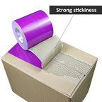 BOMEI PACK 6" Purple Duct Tape Heavy Duty,6 Inch x 60 Yards Purple Wide Rol Tape,Strong Strength,Flexible,No Residue,Waterproof and Tear by Hand,Multi-Use for Indoor & Outdoor Repairs