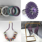 82FT Jewelry Wire 20 Gauge Tarnish-Resistant Copper Beading Wires Roll Bulk for DIY Crafts Jewelry Making, Purple Wire