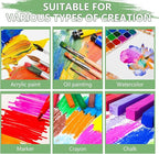 FUMILE Canvas Boards for Painting 8x10, 26 Pack Canvases Primed Acid Free Blank Canvas Panels for Classroom and Parties