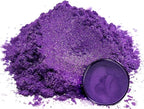 Eye Candy Pigments Premium Purple Mica Powder - Kawachi Fuji (25gr) - for Epoxy, Resin, Soap, Paint, Woodworking, Acrylic Pouring, Bath Bombs, Fishing Lures - DIY Arts and Crafts Additive
