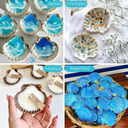 30PCS Scallop Shells for Crafts 2''-3'' Natural White Large Shells Decoration for DIY Craft Painting, Home Decor, Baking and Beach, Wedding Party Decoration