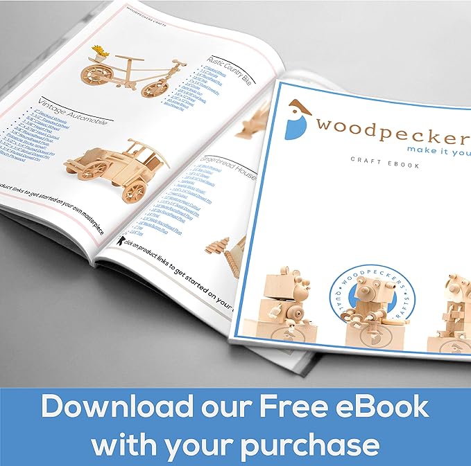 Dowel Rods Wood Sticks Wooden Dowel Rods - 1/2 x 12 Inch Unfinished Hardwood Sticks - for Crafts and DIYers - 250 Pieces by Woodpeckers