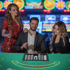 Foldable 7 Players Poker Table for Blackjack, Texas Hold'em Table with Stainless Steel Cup Holder, Casino Leisure Table for Card Games, Dominoes, Board Games,Green Speed Felt