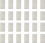 ImpressArt - Premium Metal Stamping Rectangle Blanks for Metal Stamping and Jewelry Making (24 Pack) (11/16" x 1 1/4" Rectangle w/Hole, Aluminum)
