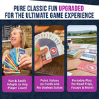 Hand & Foot Remastered 8 Player Edition + Bonus 120-Page Scorepad – Card Game for Adults & Families