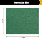 60 Grit Aluminum Oxide Sandpaper, 9x11 Inch Sheets, 12 Pack, Compatible with Sanding Block, for Wood, Metal, Fiberglass