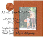 Pack of TEN 8x10 Mats Bevel Cut for 6x8 Photos - Acid Free Basketball Texture Precut Matboards For Pictures, Photos, Framing - 4-ply Thickness
