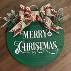 Christmas Stencils for Painting on Wood 12” Christmas Stencils for Crafts Reusable Holiday Doormat Stencil for Porch Hanger Fabrics Decor