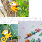 50PCS Cute Fun Monkey Top Erasers for Kids Bulk,Pencil Topper Back to School Party Gifts (Monkey Top Erasers, Big)