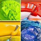 Tusc & Pine Artist Oil Paint - Gold Pearlescent, 40 ml, Non-Yellowing, Rich & Creamy Consistency, Maximum Pigment Load, Small Batch Milled Oil Paints Made in the USA for Professional Artists