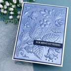 BAOFALI 3D Morning Glory Embossing Folders for Card Making,Embossing Template Paper Card Embossing Stencil for DIY Scrapbooking Photo Album Card Paper Craft Decoration 6.3" L x 4.5" W