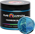 Eye Candy Mica Powder Pigment “Rainbow Blue” (50g) Multipurpose DIY Arts and Crafts Additive | Woodworking, Epoxy, Resin,Natural Bath Bombs, Paint, Soap, Nail Polish, Lip Balm