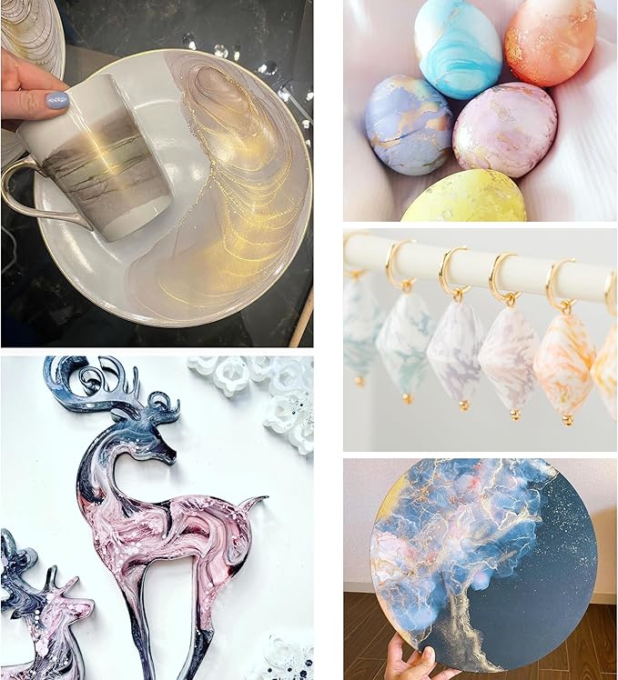 Alcohol Ink Set - 34 Color Variations - Set #25-4 Alcohol Inks x 0.51 fl oz (15 ml)