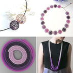 49FT Jewelry Wire 18 Gauge Tarnish-Resistant Copper Beading Wires Roll Bulk for DIY Crafts Jewelry Making, Purple Wire