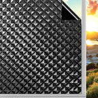 Qualsen Blackout Window Film, 𝟑𝐃 𝐕𝐢𝐬𝐮𝐚𝐥 𝐀𝐩𝐩𝐞𝐚𝐥 100% Light Sun Blocking Privacy Film for Glass Windows, Removable No Glue Black Out Window Tint for Home Day Sleep Garage 17.4×78.7inch
