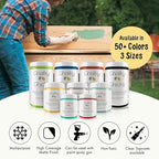 Chalky Chicks All-in-One Chalk Paint for Furniture or Cabinet - 32 Fl Oz - Matte Finish Tuscany (Yellow) for Metal, Wood Furniture Paint - No Sanding All-in-One for Home Decor & Crafts, USA Made