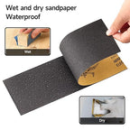 Sandpaper 100 Grit, Wet Dry Sanding Sheets 9 x 3.6 Inch for Wood Furniture Finishing, Metal Sanding and Automotive Polishing,21 -Sheet