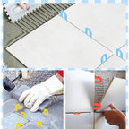 Horseshoe Shim Tile Spacers 1/16 Inch Tile Spacers U Shape Plastic Shims for Tile Leveler Spacers (1/16 Blue 1000 pieces)