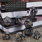 CiaraQ DND Dice Sets - 26 X 7 Polyhedral Dice (182pcs) with a Large Drawstring Bag Great for Dungeons and Dragons, Role Playing Table Game.